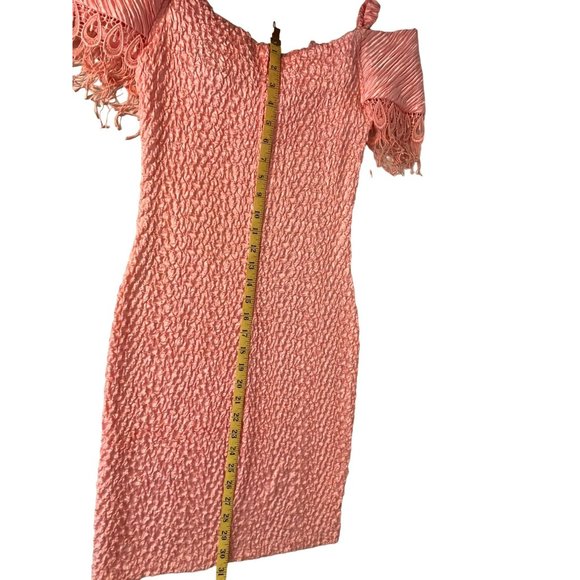 4-U DESIGN TEAM VINTAGE MINI COCKTAIL DRESS FORM FITTING BEADS AND SEQUINS - Picture 7 of 7